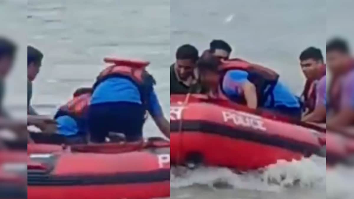 Hairy Hair-Hairy Savopaper Hooda was drowning in the river, Rescue Team out