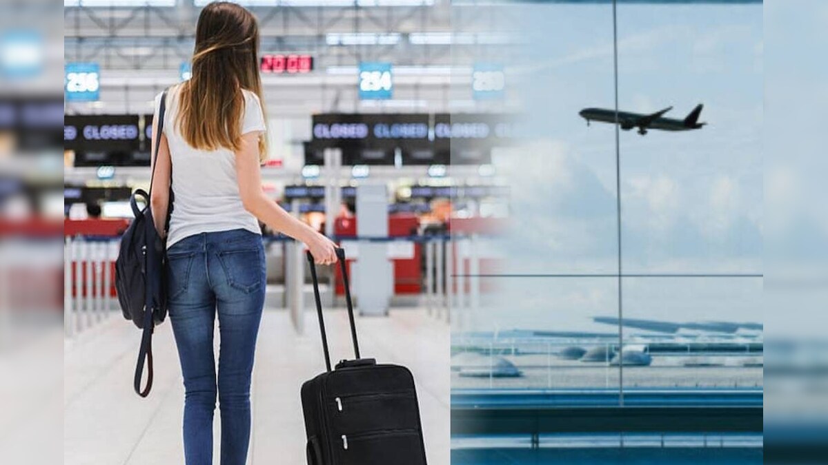 A woman arrived at the airport, a woman found during the checking, the officials fly the fire