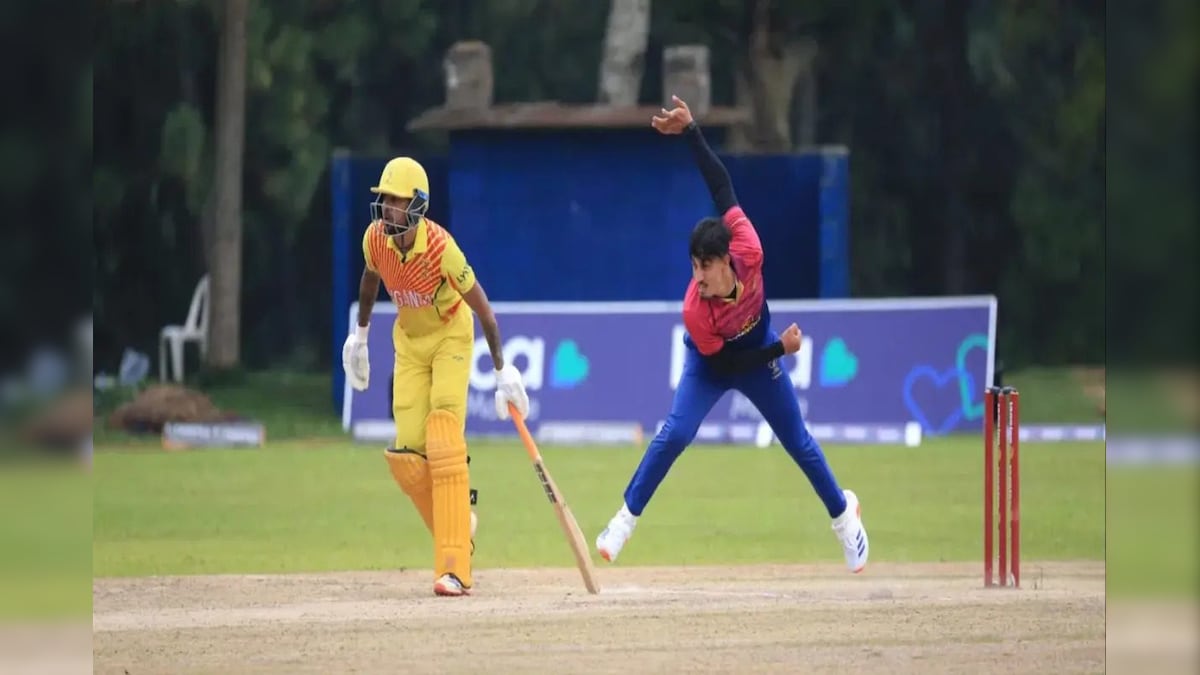 The All Outdown team in the 21-year-old bowler’s 218-run team