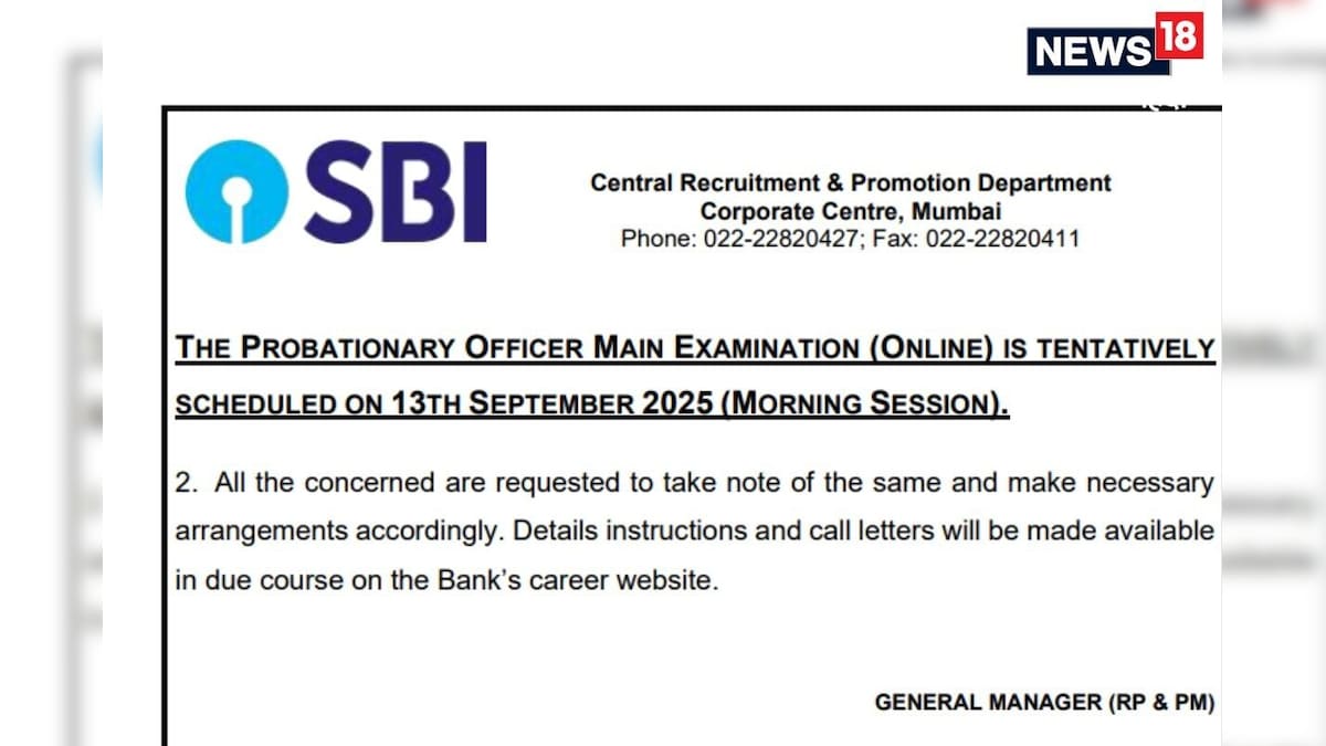 SBI PO Recruitment Main Exam Date Announced, Admit Card Will Be Released Soon – News-Patiala ਪੰਜਾਬੀ