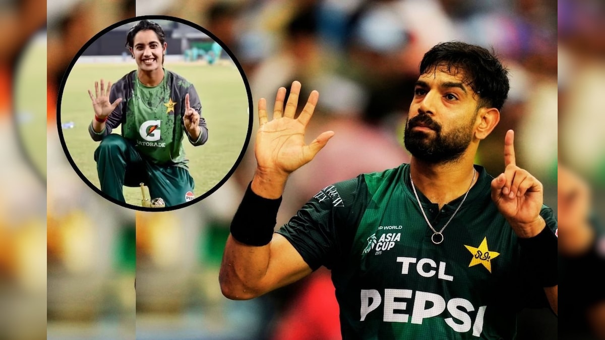 After Haris Rauf, female player makes 6-0 gesture, creates controversy on social media, know what the gesture means