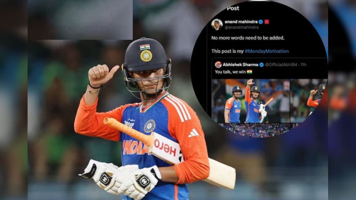 Abhishek Sharma’s fan Anand Mahindra, post shared player