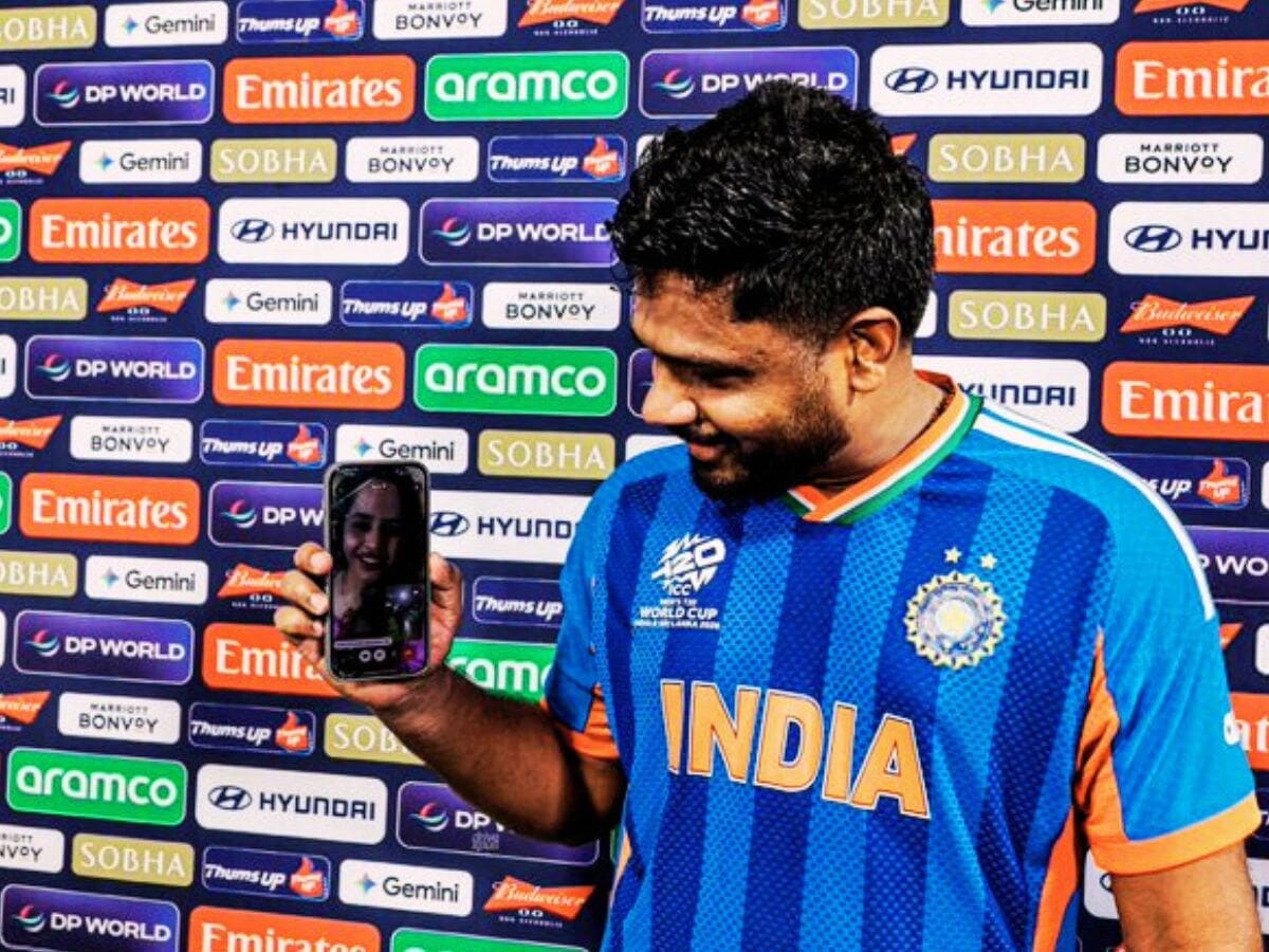 How much money will Sanju Samson get separately? In the T-20 World Cup, 3 stormy half-centuries in a row... | Sports news 9 1773126963 sanju samson video call to wife 2026 03 8582e12b11c925559c996ee72358b4cc -