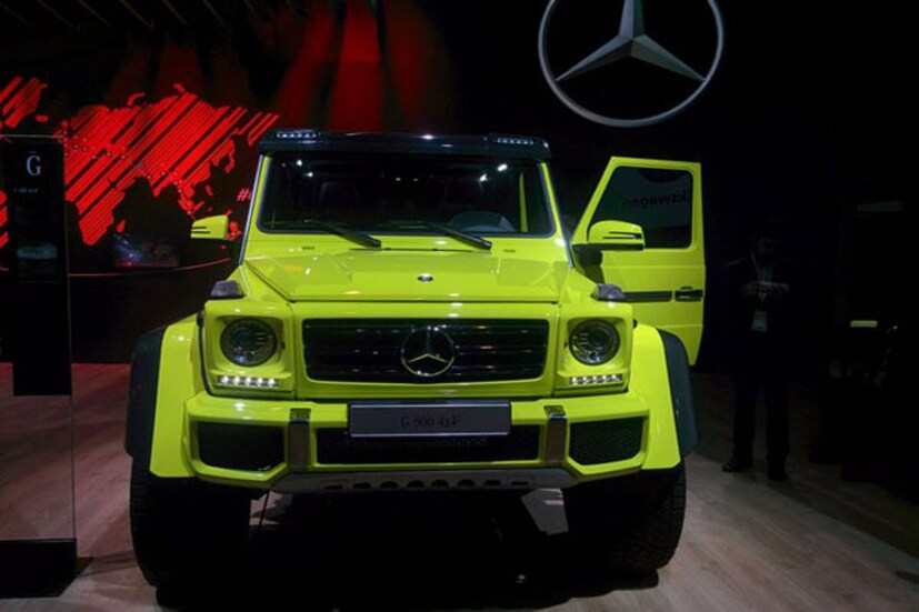 মার্সেডিজ 4X4 Merc G-500 লাইম গ্রীণ জিপ 