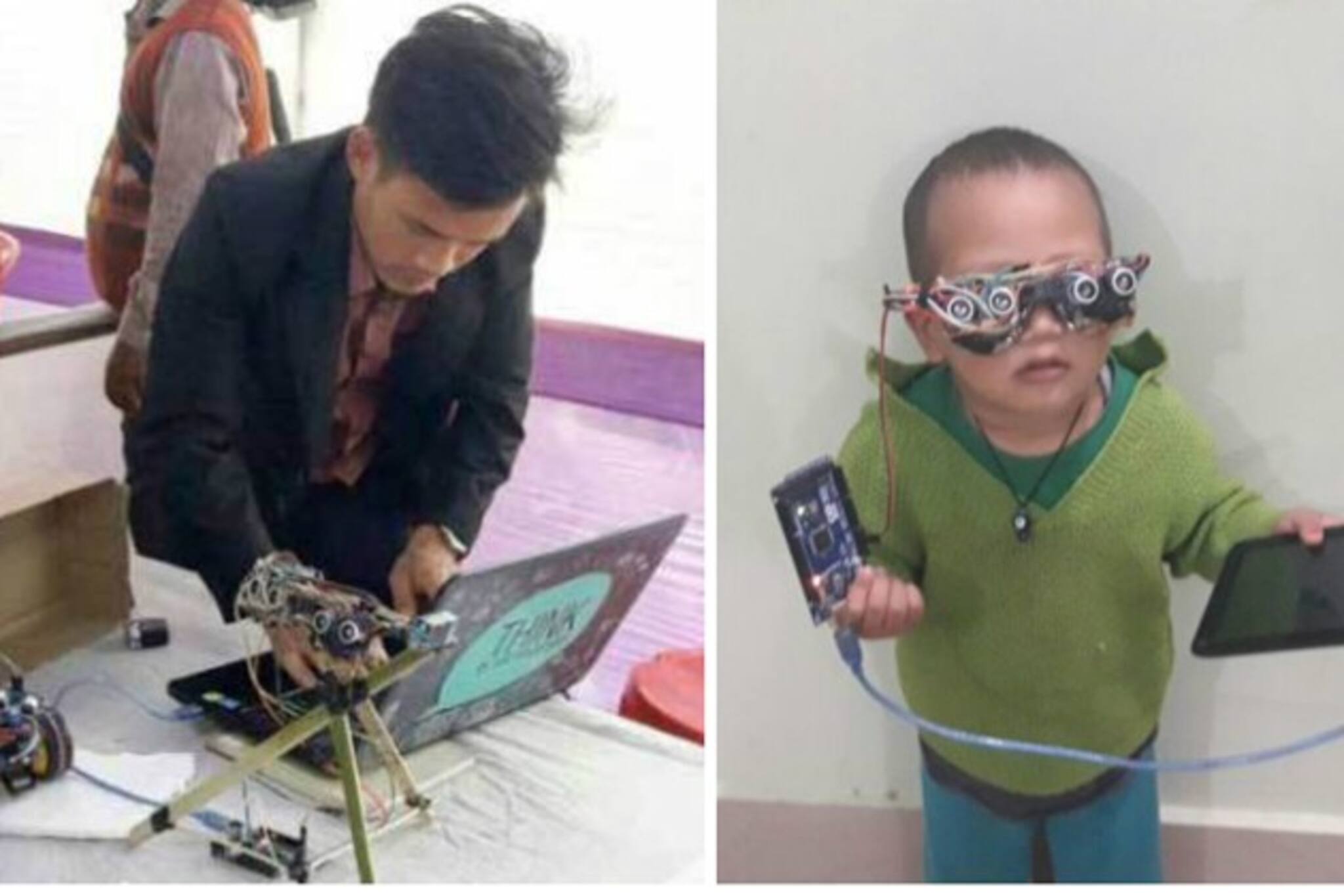 দৃষ্টিহীনদের জন্য স্পেশাল চশমা বানিয়ে তাক লাগালেন অরুণাচলের ছাত্র !