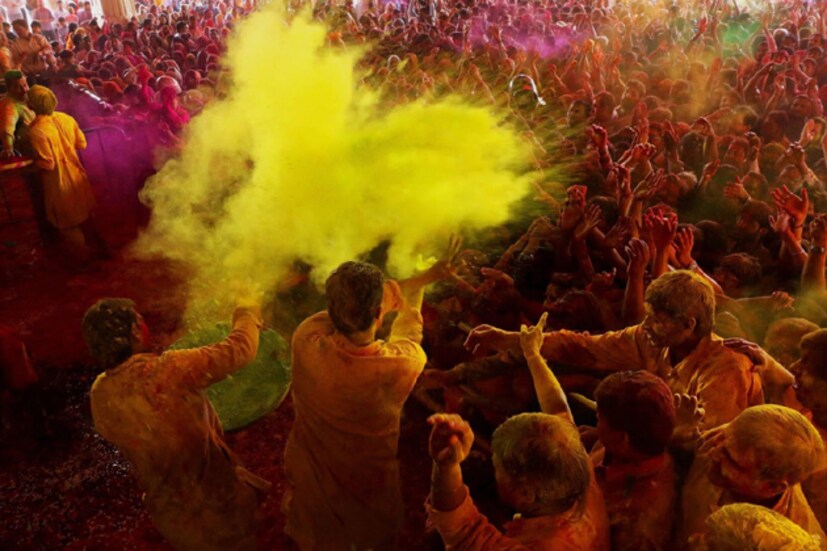 জয়পুরে হোলি খেলা ৷ Photo: PTI
