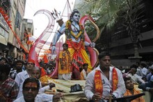 বাংলায় এই প্রথম রামনবমী পালনে উদ্যোগ নিয়েছে গেরুয়া বাহিনী