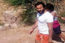 Saif Ali Khan shoots in a village in Rajasthan Saif Ali Khan shoots in a village in Rajasthan