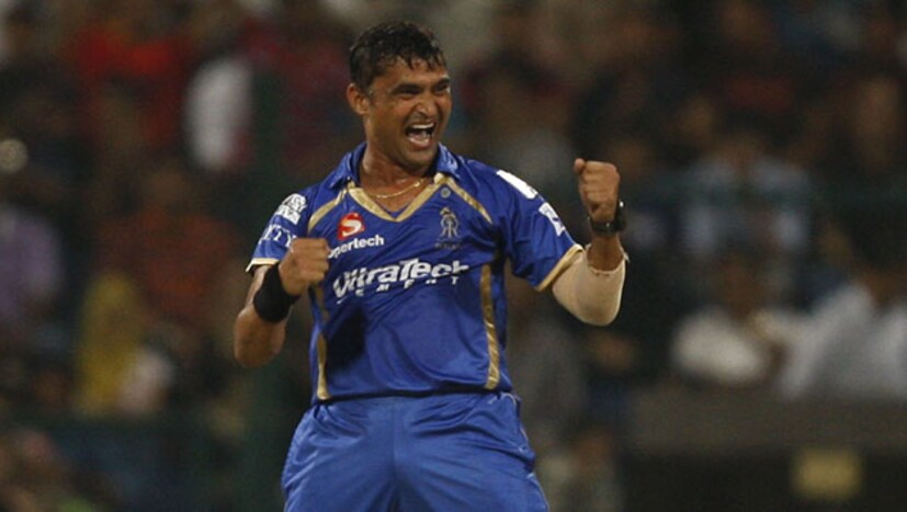 Pravin Tambe: Rajasthan Royals vs Kolkata Knight Riders, 2014 (File photo)