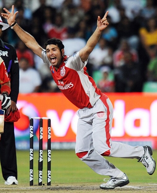 Yuvraj Singh: Kings XI Punjab vs Royal Challengers Bangalore, 2009 (Photo: AFP)