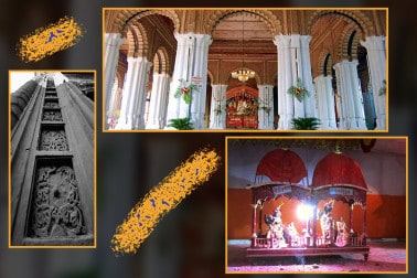 ঠাকুরদালানে মা দুর্গা এবং রাজবাড়ির কূলদেবতা ৷ ছবি: ফেসবুক ৷ 