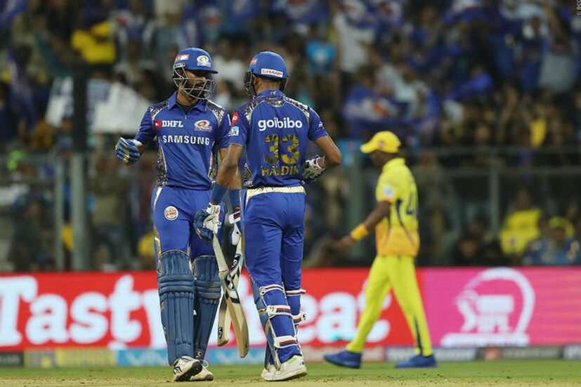 ২০ ওভারের শেষে মুম্বই ইন্ডিয়ান্স ১৬৫/৪ (Photo: BCCI)
