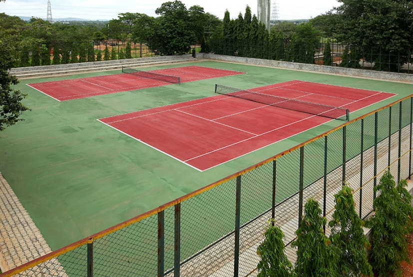 টেনিস কোর্ট (Image: Eagleton India)