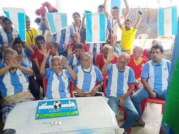 জীবন সায়াহ্নে দাঁড়িয়েও ফুটবল আনন্দ মাখা মুখগুলির একটা বিশেষ দিন উদযাপন