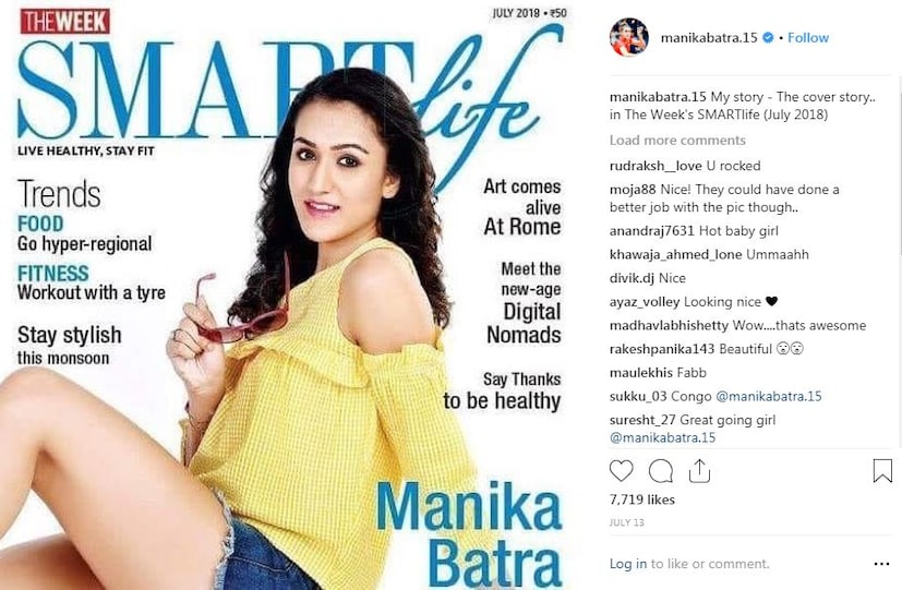 Photo Courtesy: Manika Batra/Instagram Handle