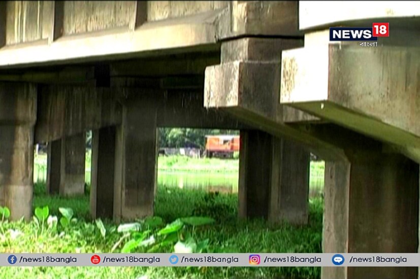 গুরুত্বপূর্ণ এই ব্রিজ আজ আতঙ্কের অন্য নাম ৷ নিজস্ব ছবি ৷
