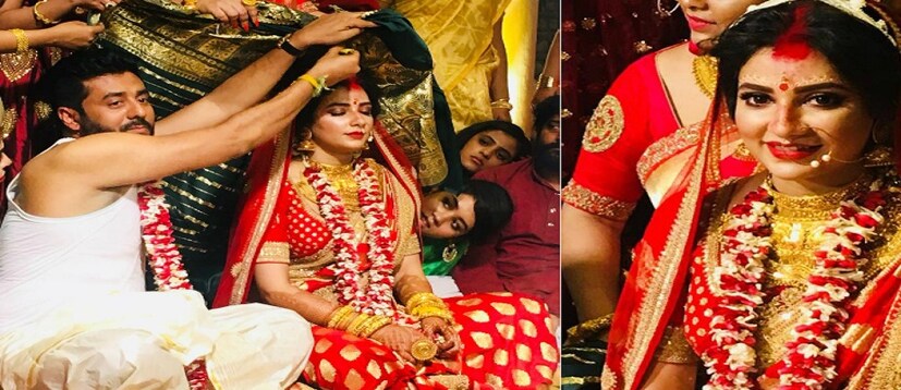 রাজ-শুভশ্রী- এইবছর টলিটাউনে সবথেকে হেভিওয়েট বিয়ে ছিল 'রাজশ্রী'-র! এনগেজমেন্ট থেকে রিসেপশন... যেন রূপকথার গল্প। এই বছর মে মাসেই সাত পাকে বাঁধা পড়েছেন কপোত কপোতি। Photo Source- Collected