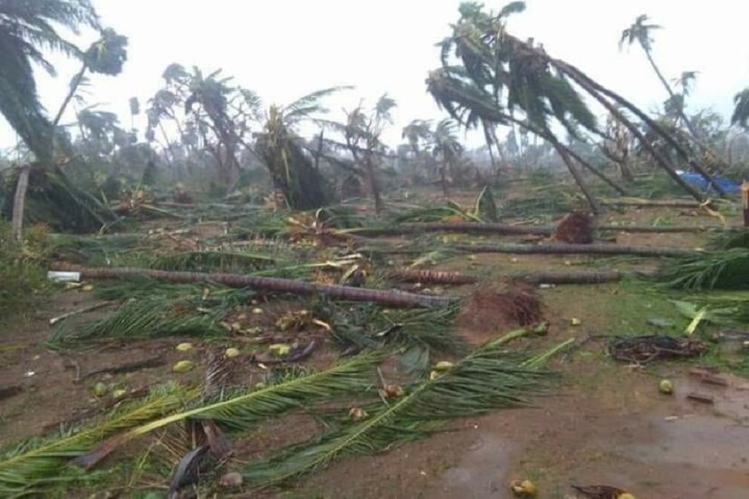 তিতলির কারণে অন্ধ্র উপকূলেও চাষ আবাদের প্রচুর ক্ষতি হয়েছে । ইতিমধ্যে নারকেল কৃষকদের জন্য গাছ পিছু ১২০০ টাকা ক্ষতিপূরণ ঘোষণা করেছেন অন্ধ্রের মুখ্যমন্ত্রী চন্দ্রবাবু নাইডু। কাজু চাষীদের জন্য ২৫,০০০ টাকা ক্ষতিপূরণের কথা ঘোষণা করেছেন চন্দ্রবাবু ।  (ছবি: সংগৃহীত)