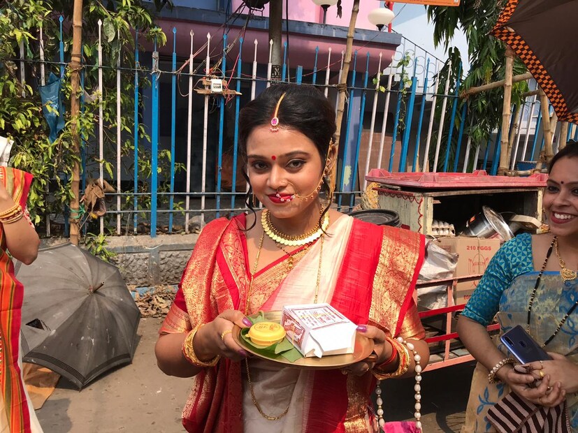 বাগবাজার রাঙিয়ে গেল সিঁদুর খেলার রঙে ৷ 