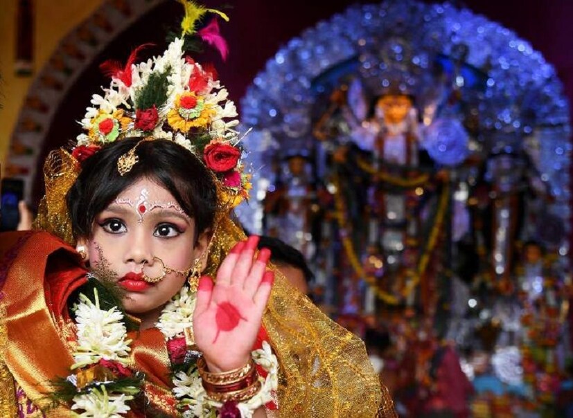 কুমারীর বয়স ১৫ হলে তাকে পুজো করা হয় ক্ষেত্রজ্ঞ রূপে , বয়স ১৬ হলে কুমারী হয়ে ওঠে অন্নদা বা অম্বিকা৷