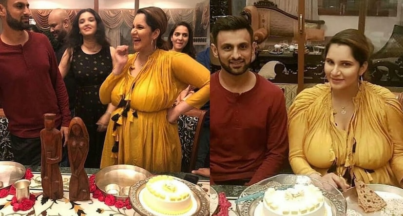 • সম্প্রতি সানিয়ার বেবি শাওয়ার বা সাধের অনুষ্ঠানের আয়োজন করা হয়েছিল ৷ এই মুহূর্তে হায়দরাবাদে বাপের বাড়িতেই আছেন সানিয়া ৷ অনুষ্ঠান উপলক্ষে সেখানে পৌঁছে গিয়েছিলেন শোয়েবও ৷