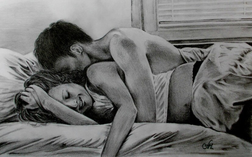 Love Making Pencil Art Love Sketch Images | Romantic &amp; Sad Couple Wallpapers | Pinterest
