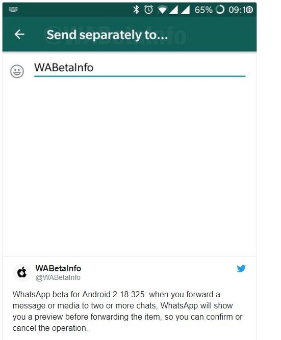 WaBetaInfo অনুযায়ী বর্তমানে সেই ‘Forward Preview’ পরিষেবারই বিটা ভার্সানের ট্রায়াল রান চলছে ৷ প্রতীকী ছবি ৷ WaBetaInfo অনুযায়ী বর্তমানে সেই ‘Forward Preview’ পরিষেবারই বিটা ভার্সানের ট্রায়াল রান চলছে ৷ প্রতীকী ছবি ৷