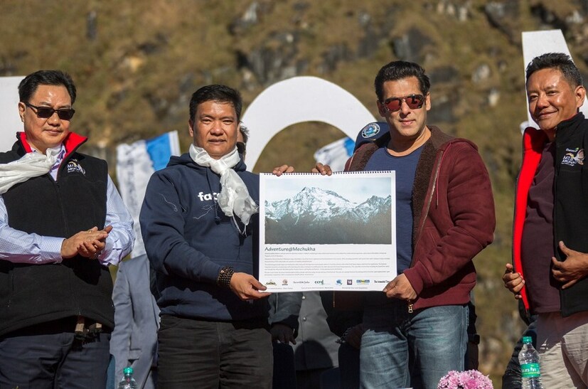 অরুণাচলে ডালমিয়া এমটিবি অরুণাচল হর্নবিল ফাইট ২০১৮-এর শেষ এবং মেচুকা অ্যাডভেঞ্চার ফেস্টিভ্যালের সূচনাই ছিল উপলক্ষ্য। (Image: Twitter)