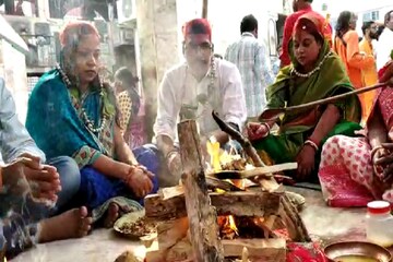 তারাপীঠে সকালের পুজোয় বিপুল ভক্ত সমাগম