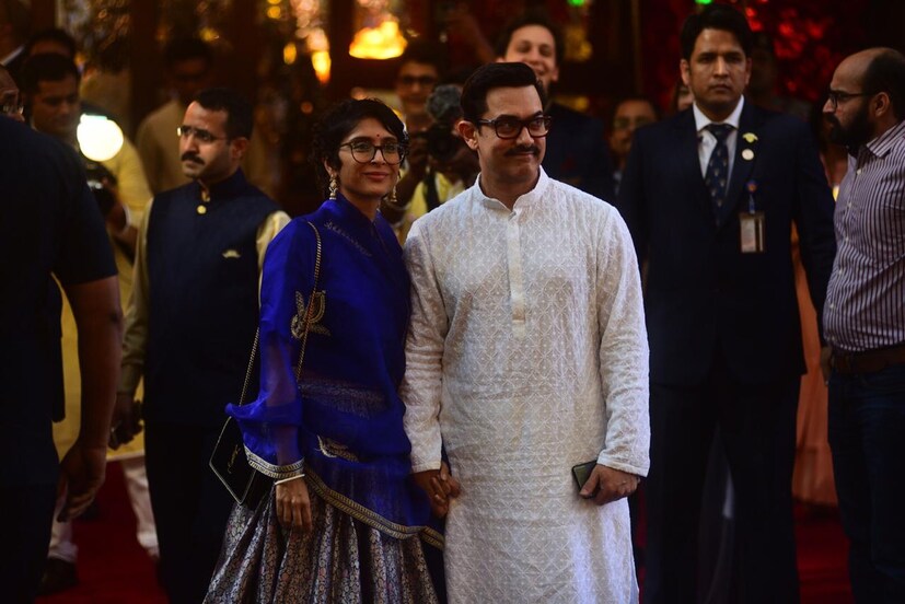 ইশা আম্বানির বিয়েতে হাজির হয়েছেন কিরণ রাও ও আমির খান ৷ Sachin Gokhale/News18