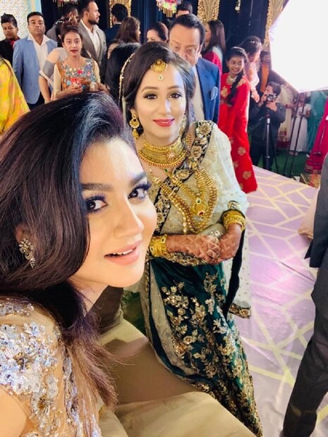 ♦ জয়া আহসানের খুড়তুতো বোনের বিয়ের অনুষ্ঠান ৷ (ছবি: জয়া আহসান ফেসবুক পেজ)