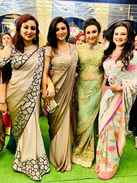 ♦ জয়া আহসানের খুড়তুতো বোনের বিয়ের অনুষ্ঠান ৷ (ছবি: জয়া আহসান ফেসবুক পেজ)