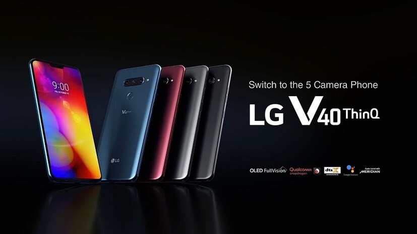 ফোনের ভিতরে রয়েছে 3300 mAh ব্যাটারি। LG V40 ThinQ এর ওজন 169 গ্রাম। (Photo collected)