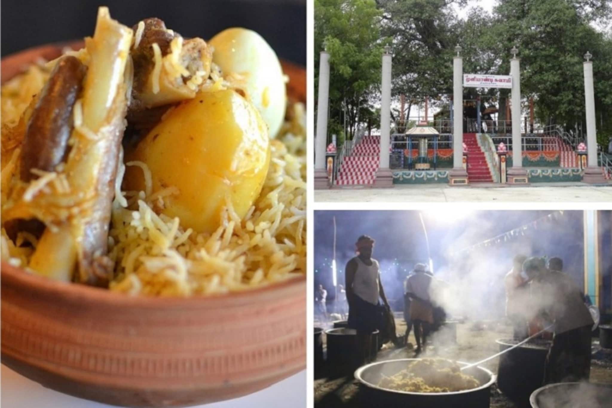 দেশের এই মন্দিরে ‘প্রসাদ’ হিসেবে দেওয়া হয় চিকেন ও মটন বিরিয়ানি