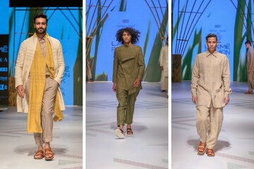 Lakme Fashion Week: র‍্যাম্পে ঝড় তুলল অনিতা ডোগরার নয়া কালেকশন 'গ্রাসরুট'