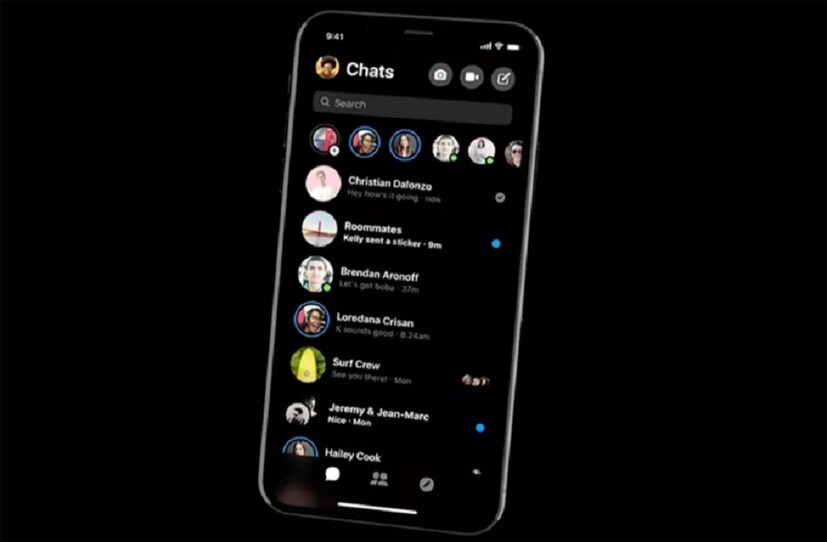 গত বছর Messenger এ ডার্ক মোড নিয়ে আসার কথা জানিয়েছিল Facebook। এবার এই ডার্ক মোড পৌঁচেছে আপনার ফেসবুক মেসেঞ্জারেও। (Photo collected)