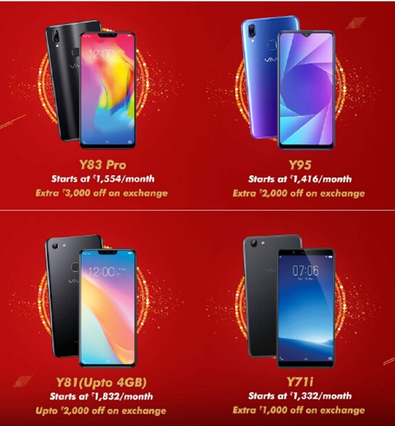 এছাড়াও Vivo Y95 আর Y93 ফোনে এক্সচেঞ্জে 2,000 টাকা, Vivo Y83 Pro ফোনে এক্সচেঞ্জে 3,000 টাকা পর্যন্ত ছাড় পাওয়া যাবে।