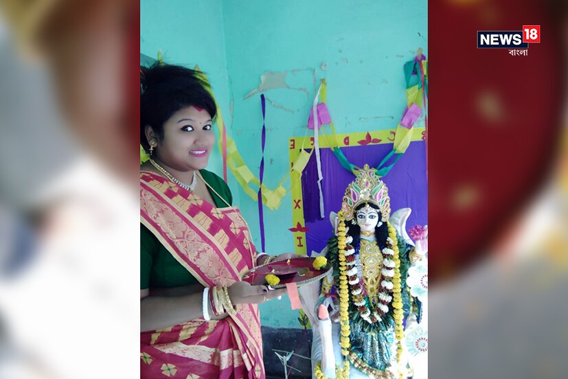 পাড়ার পুজোয় বেশ আনন্দ করেচেন প্রিয়া-অভিজিৎ ৷