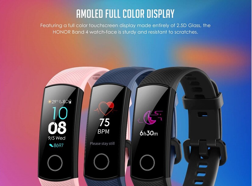 Honor Band 4 Running Edition-এর দাম 1,599 টাকা। দুটি রঙে পাওয়া যাবে এই ব্যান্ড, লাভা রেড ও গ্রিন । (Photo collected)