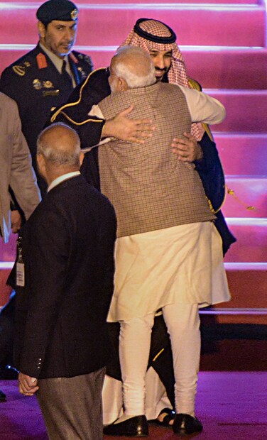 সৌদির যুবরাজের এটি প্রথম ভারত সফর। (Image: PTI)