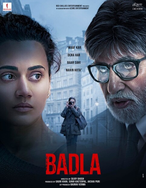 সামনেই আসছে অমিতাভের পরবর্তী ছবি ‘বদলা’ ৷ সুজয় ঘোষের পরিচালিত এই ছবিতে অভিনয় করেছে তপসী পান্নু ৷ Pic: Twitter