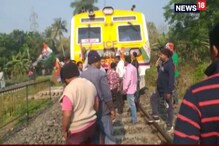 হাওড়া-আমতা শাখার ডাঁসি স্টেশনে রেল অবরোধ হাওড়া-আমতা শাখার ডাঁসি স্টেশনে রেল অবরোধ