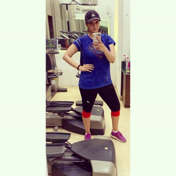 আবার পুরনো ফর্মে ফিরতে হবে যে ! বাড়াতে হবে ফিটনেস ৷ প্রেগন্যান্সি ফ্যাট ঝড়াতে বেশ কসরত করতে হচ্ছে সানিয়াকে ৷  Photo Courtesy: Instagram 