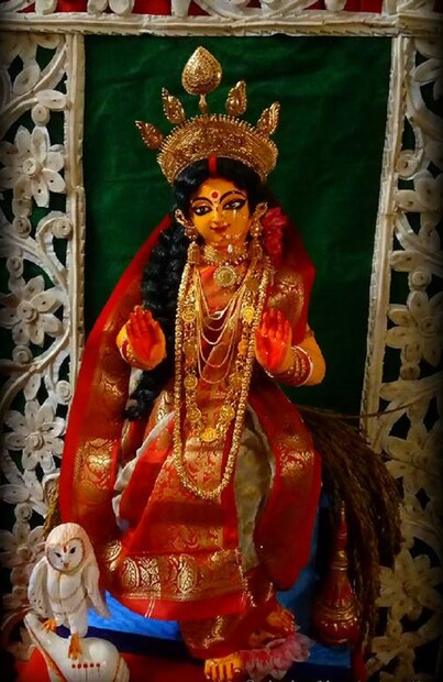 ♦ চন্দন, ধূপ, দীপ, নৈবেদ্য, সামান্য আতপচাল ও জল।