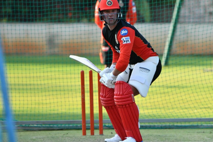 এ বি ডিভিলিয়ার্স ব্যস্ত নেটে ৷ (Image-RCB)