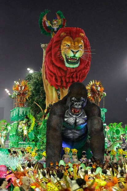 কার্নিভ্যালের রং ছুঁয়েছে সববয়সী মানুষকে। (Image: AP)