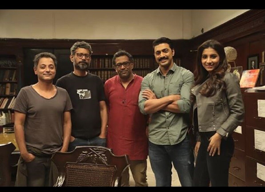 সুজয় ঘোষ পরিচালিত ছবি 'বদলা'র টিমকে শুভেচ্ছা জানাতে পাশে দাঁড়াল 'পাসওয়ার্ড'-এর টিম।photo source collected সুজয় ঘোষ পরিচালিত ছবি 'বদলা'র টিমকে শুভেচ্ছা জানাতে পাশে দাঁড়াল 'পাসওয়ার্ড'-এর টিম।photo source collected