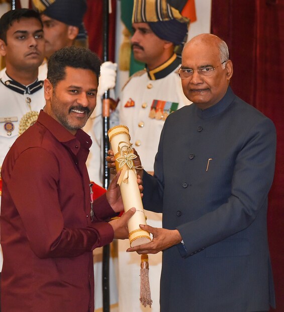 কোরিওগ্রাফার, চলচ্চিত্র পরিচালক, প্রযোজক ও অভিনেতা প্রভুদেবা পেলেন পদ্মসম্মান ৷ (Image: PTI)