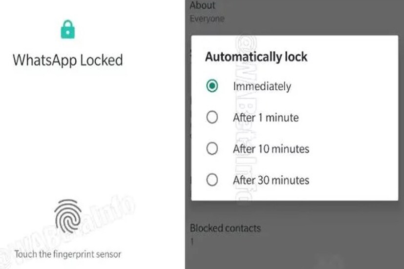 WhatsApp-এর Beta ভার্সান 2.19.83 তে আপনার আঙুলের ছাপ অর্থাত্‍ ফিঙ্গারপ্রিন্টের সাহায্যেই WhatsApp চ্যাট সুরক্ষিরত রাখা যাবে।  