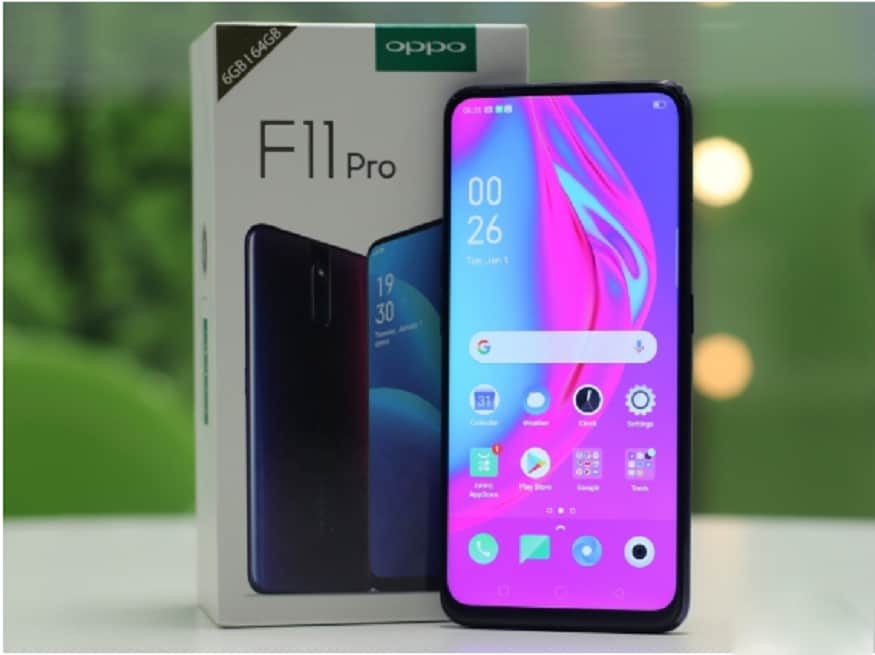 Oppo F11 Pro ফোনে রয়েছে 6.53 ইঞ্চি FHD+ ডিসপ্লে। সঙ্গে থাকছে ফুল স্ক্রিন ডিসপ্লে, মানে নেই কোনও নচ। Oppo F11 Pro ফোনে রয়েছে 6.53 ইঞ্চি FHD+ ডিসপ্লে। সঙ্গে থাকছে ফুল স্ক্রিন ডিসপ্লে, মানে নেই কোনও নচ।